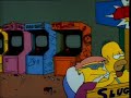 Videogames On TV 1990 Simpsons S01E06 Boxing Game