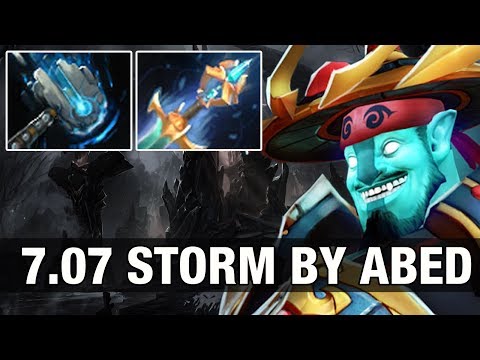 Patch 7.07 - Abed 10K MMR Plays Storm Spirit WITH NEW ITEMS - Dota 2