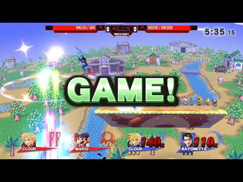 Arcane 2018: MKLeo (Bayo) & Javi (Cloud) vs Micho (Cloud) & Obeso (Mario) - Winners Bracket