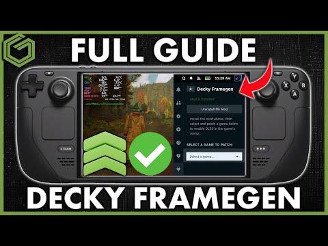 DOUBLE FPS on Steam Deck with New Decky Loader DLSS Frame Gen Plugin!!