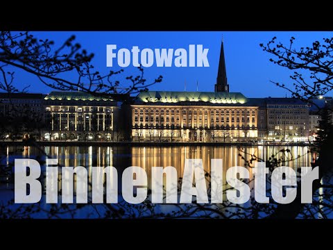 Fotowalk BinnenAlster blaue Stunde
