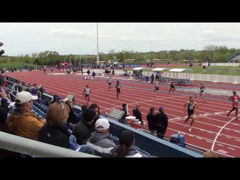 HS Boys 400m Prelims, Heat 4, Kansas Relays, 22 April 2017
