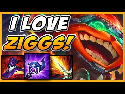 I HAVE NEVER HAD THIS MUCH FUN PLAYING ZIGGS IN SEASON 12 - Ziggs S12