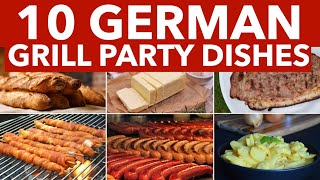 German Grill Party - Traditional German BBQ Dishes - How to BBQ like a German