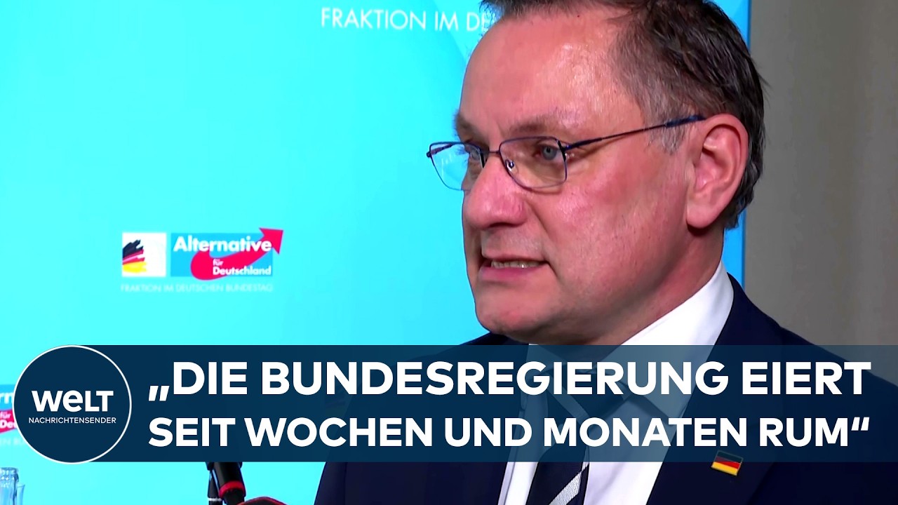 AFD-KLAUSUR: „Die Bundesregierung eiert seit Wochen und Monaten rum!“ – Chrupalla fordert Entlastung