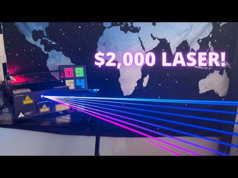 I Bought A Crazy Laser Projector! #laser #lasershow