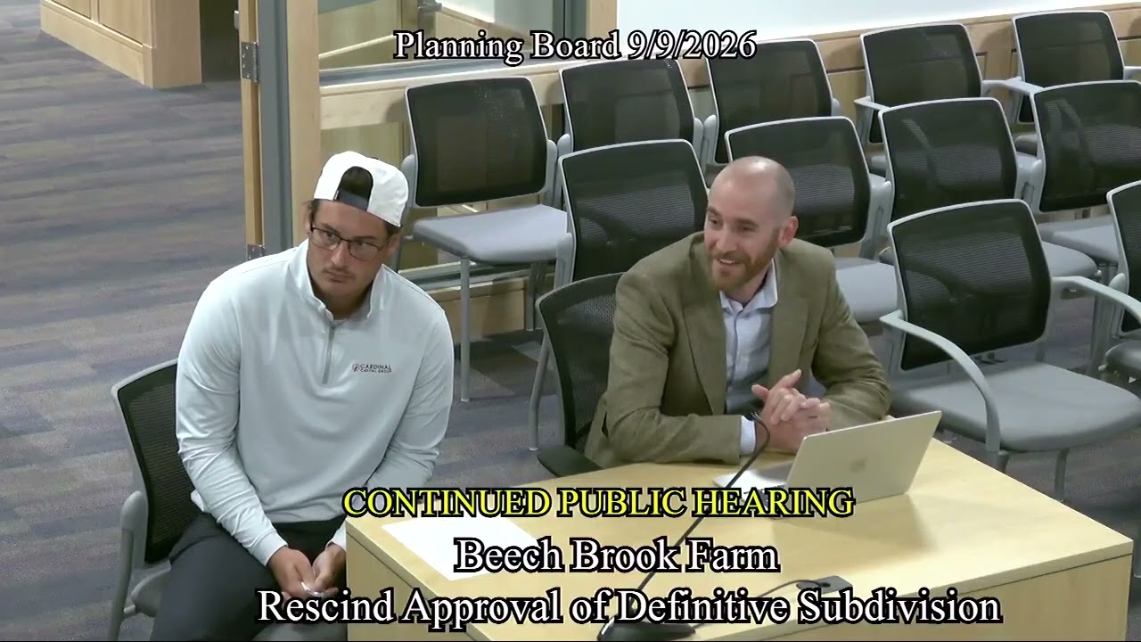 From the Planning Board