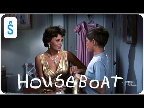 Houseboat (1958) | Scene: Tom realizes he's more interested in Cinzia