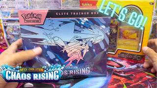 Opening a Chaos Rising ETB – Let's Go!