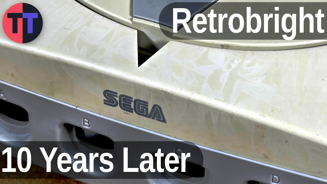 Retrobright Damages Plastics - 10 Year Test - YouTube