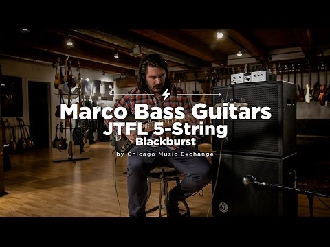 Marco Bass Guitars JTFL 5-String Blackburst image 8