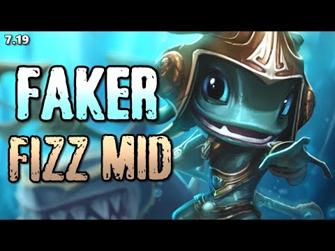 Faker (1215 LP) dominates on Fizz mid v Taliyah matchup - Korean SoloQ P 7.19
