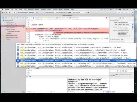 Xcode CollectionView tutorial for beginners part 1/2