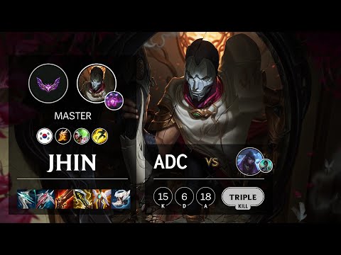 Jhin ADC vs Aphelios - KR Master Patch 12.2