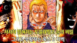 [원피스분석]서서히 밝혀지는 도플라밍고 눈의 비밀 그리고 부활하는 록스 D 지벡
