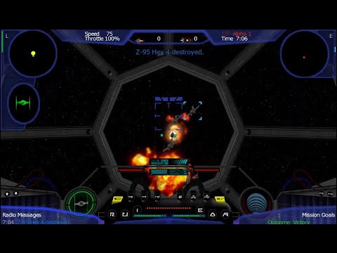 Star Wars TIE Fighter TFTC Classic Training Mission 1: Gunnery Training