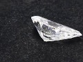 Symbolizing a tear drop  of joy is a 3 carat pear shape cut diamond E VVS. Its facets show brilliance and fire that sparkle beautifully.