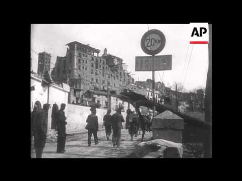 Franco's Troops Enter Teruel