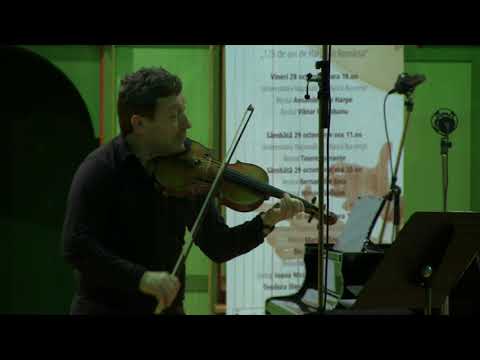 Camille Saint-Saëns, Fantaisie pour violon et harpe op.124, Maria Bildea , Sergiu Nastasa