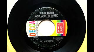 Bright Lights and Country Music , Bill Anderson , 1965