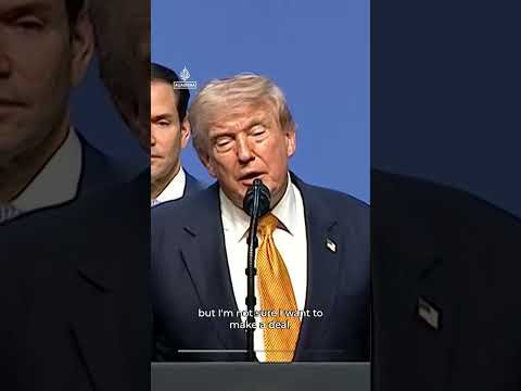 Trump says he ‘may be gone’ as he declares himself Iran’s No. 1 target | AJ #shorts