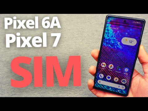 Google Pixel 6A / Pixel 7 : How to Insert SIM Card (Nano Sim card)