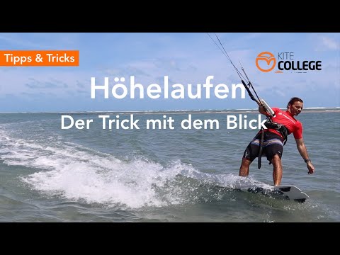 Kitecollege Tipps und Tricks zum Höhelaufen beim Kitesurfen lernen, VDWS Level 5, Upwind Technic