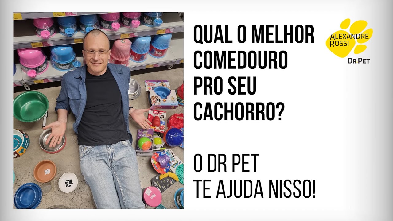 Qual o melhor comedouro pro seu cachorro? O Dr Pet te ajuda nisso!
