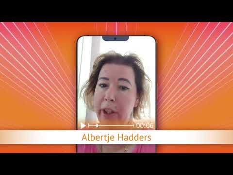 TV Oranje app videoboodschap - Albertje Hadders