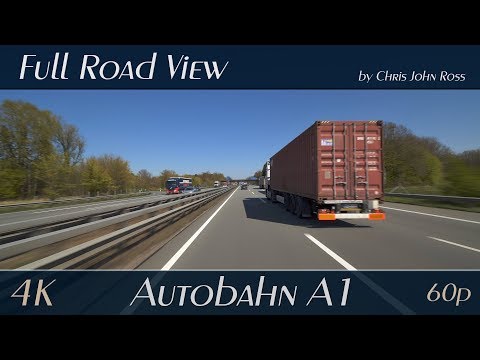 Autobahn (A1), Germany: Stellheide - Hollenstedt - Rade - Buchholzer Dreieck - Dibbersen - Hittfeld