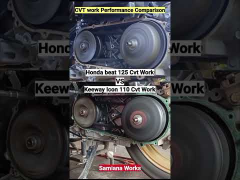 Honda Beat 110 CVT work vs Keeway Icon 110 CVT work Performance Comparison #trendingshorts