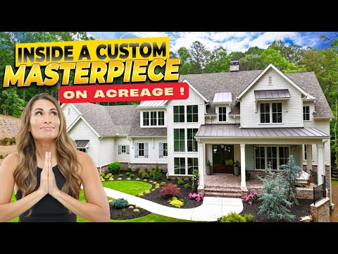 Inside a Custom Masterpiece in Atlanta Georgia | 5+ Acreage Home For Sale