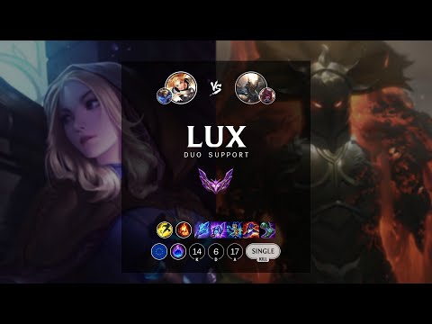 Lux Support vs Pantheon - EUW Master Patch 12.9