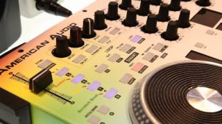 Video thumbnail for NAMM 2014 | American Audio Mobile DJ Rig + Lighting Controller VMS 4.1 Traktor | AudioSavings.com by audiosavings