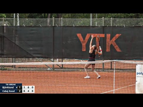 Mirjam Björklund - Jacqueline Cabaj Awad, Highlights, Supertiebreak - Ystad Sommartour
