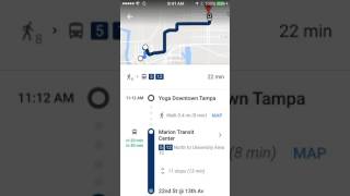 Google Maps Transit With Realtime Tracking