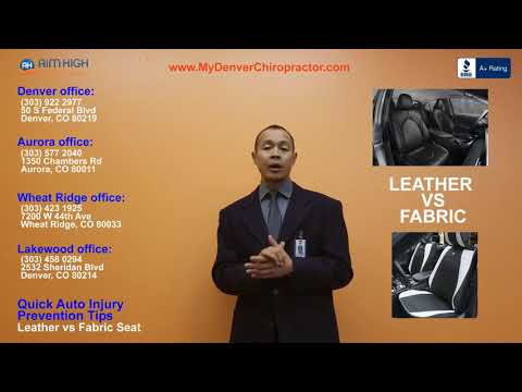 Leather vs. Fabric Car Seat