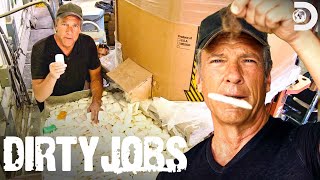 Mike Rowe Recycles Grimy Hotel Soap! | Dirty Jobs