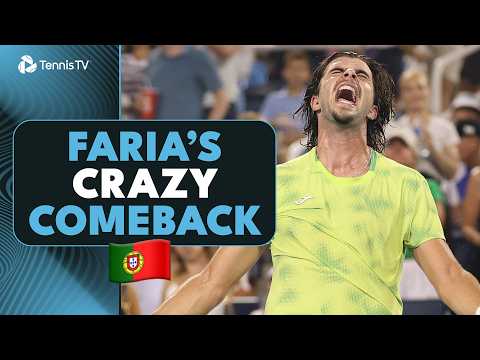 Faria Smashes His Way Into The Last 16 💥 | Cincinnati 2026 Highlights