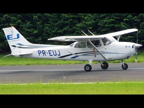 Cessna 172 Approach Landing | Pouso Cessna 172 | EJ Escola de Aviação Civil Itápolis SDIO | PR-EUJ