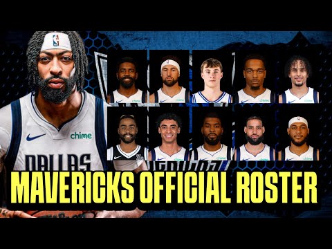 Dallas Mavericks OFFICIAL ROSTER! Sobrang lakas! 11 players ang magaling!