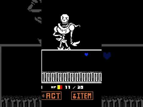 I ESCAPED THE BOX IN PAPYRUS FIGHT #undertale #snowdin #sans #fyp #boss #bossfight #meme #papyrus