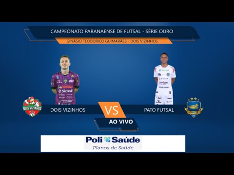 DOIS VIZINHOS X PATO FUTSAL - PARANAENSE DE FUTSAL - QUARTAS DE FINAL - AO VIVO