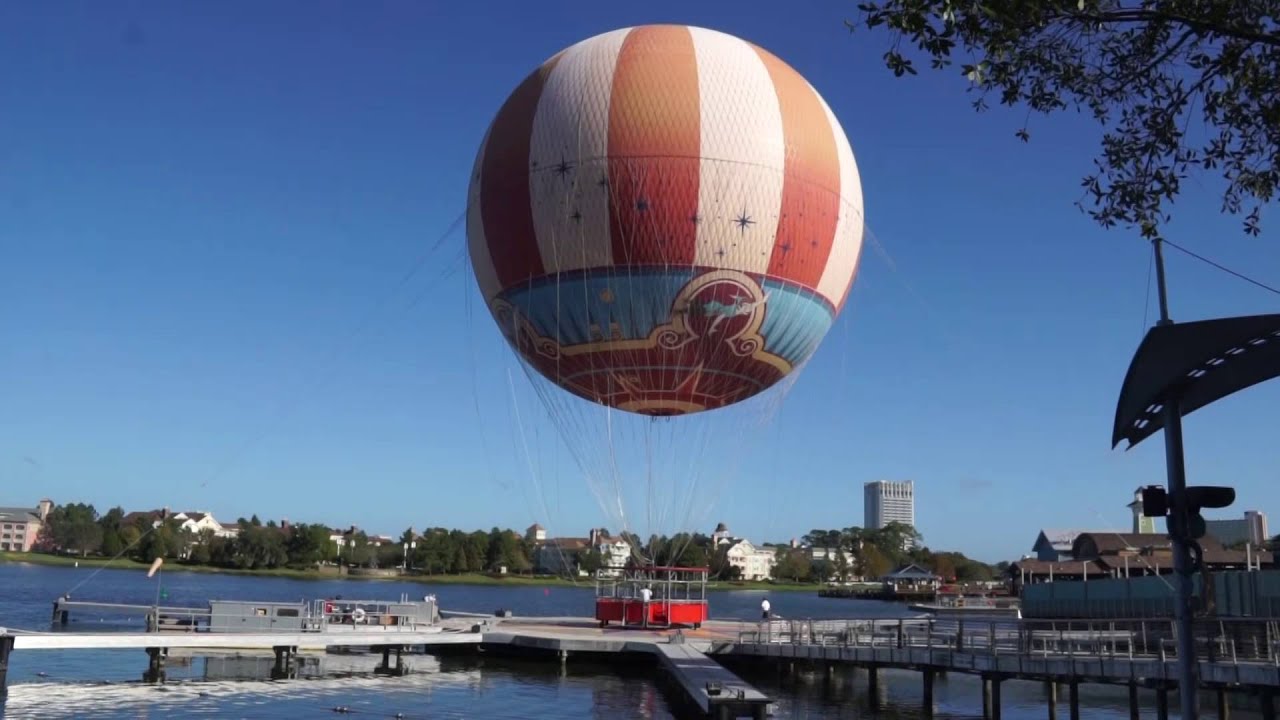 MyDisneyFix Ridealong on a Windy Characters in Flight Balloon at