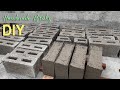 Super easy!! How To Make Bricks At Home! DIY Handmade Cement Bricks! Como hacer Ladrillos mas rápido