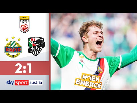 Traumtor! Savic schießt Rapid zum Sieg | Rapid Wien - Wolfsberger AC | Highlights ADMIRAL Bundesliga