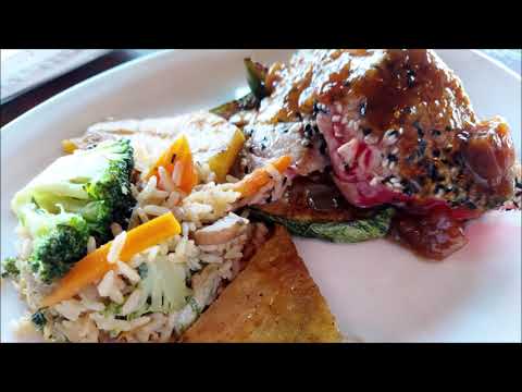 The View + Chicken Tuna Steak Drinks Fries, El Avion Puntarenas Province, Aguirre, Costa Rica 2021