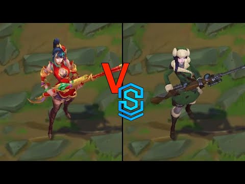 Firecracker Caitlyn VS Arctic Warfare Caitlyn