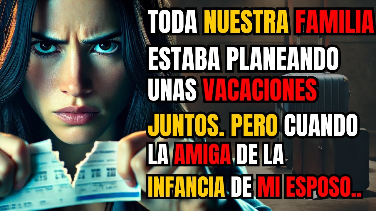 Toda nuestra familia estaba planeando unas vacaciones juntos. Pero cuando la amiga de la infancia...