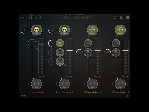Apps WuAuSampleDelay [x2] LFOH [x2] PureAcid [x2] (iPad5 - Zé Osório)